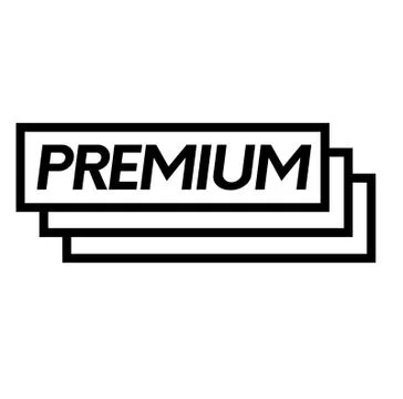 Premium stamp on white Stock Illustration