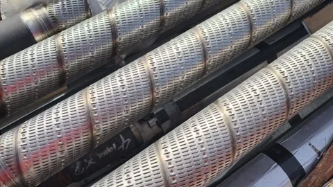 Premium Standalone Mesh Sand Control Screens Stockbeeldmateriaal 346998937