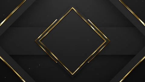 Premium Symmetrical Gold Diamond Presentation Particles Awards Background Loop Video stock 337951364