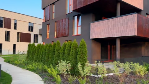 Premium urban villa development. Video stock 341776446