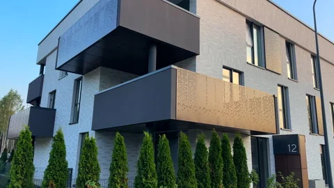 Premium urban villa development. Video stock 341934782