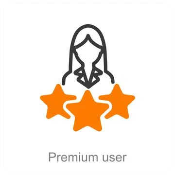 Premium user Stock Illustration