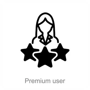 Premium user Stock Illustration
