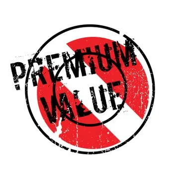 Premium Value rubber stamp Stock Illustration
