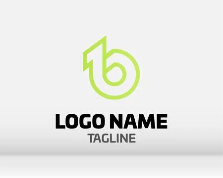 Premium Vector B Logo in two color variations. Beautiful Logotype design fo.. Stock Illustration