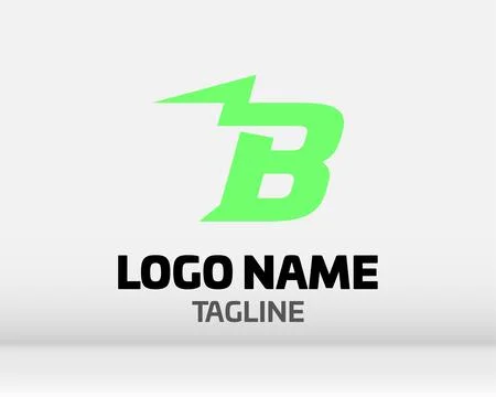 Premium Vector B Logo in two color variations. Beautiful Logotype design fo.. Stock Illustration