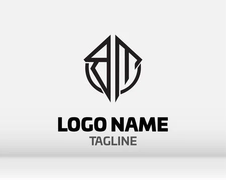 Premium Vector B Logo in two color variations. Beautiful Logotype design fo.. Stock Illustration