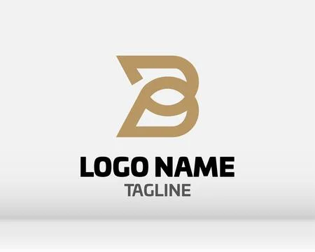 Premium Vector B Logo in two color variations. Beautiful Logotype design fo.. Stock Illustration