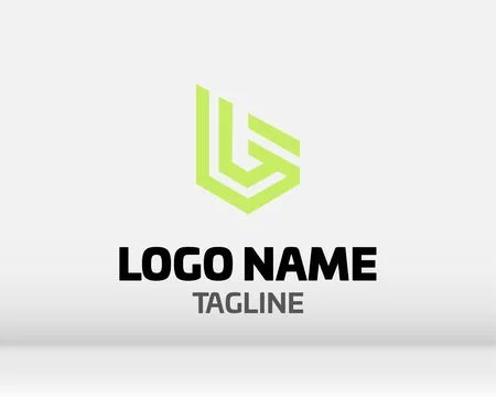 Premium Vector B Logo in two color variations. Beautiful Logotype design fo.. Stock Illustration
