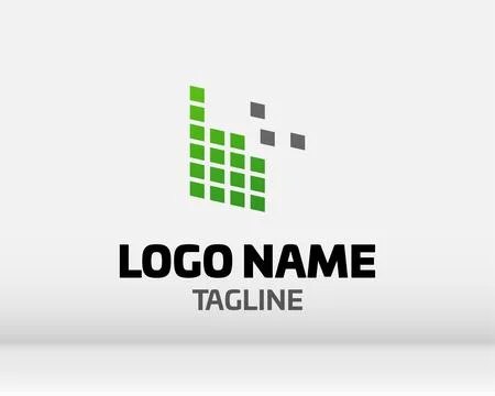 Premium Vector B Logo in two color variations. Beautiful Logotype design fo.. Stock Illustration