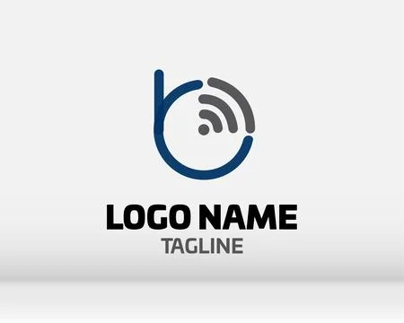 Premium Vector B Logo in two color variations. Beautiful Logotype design fo.. Stock Illustration