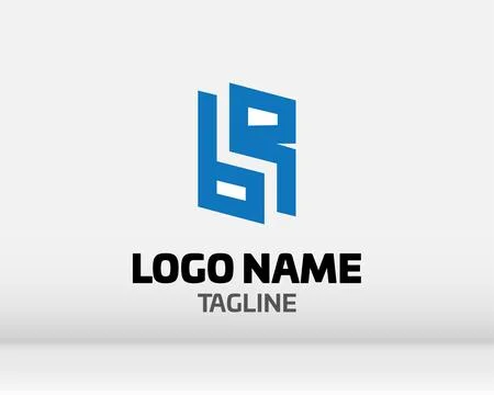 Premium Vector B Logo in two color variations. Beautiful Logotype design fo.. Stock Illustration