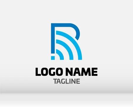 Premium Vector B Logo in two color variations. Beautiful Logotype design fo.. Stock Illustration