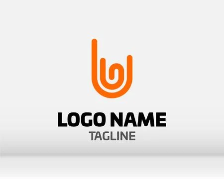 Premium Vector B Logo in two color variations. Beautiful Logotype design fo.. Stock Illustration