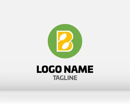 Premium Vector B Logo in two color variations. Beautiful Logotype design fo.. Stock Illustration