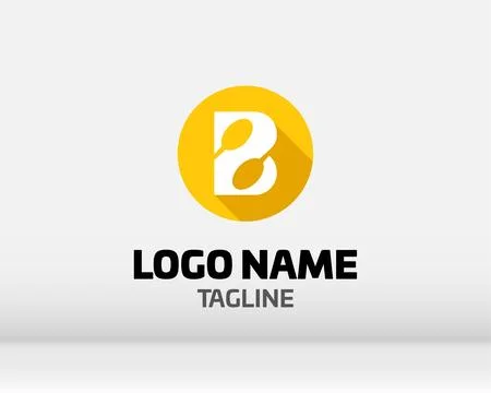 Premium Vector B Logo in two color variations. Beautiful Logotype design fo.. Stock Illustration