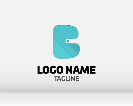 Premium Vector B Logo in two color variations. Beautiful Logotype design fo.. Stock Illustration