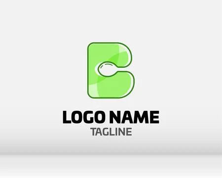 Premium Vector B Logo in two color variations. Beautiful Logotype design fo.. Stock Illustration