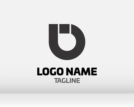 Premium Vector B Logo in two color variations. Beautiful Logotype design fo.. Stock Illustration