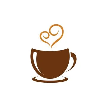 Premium Vector Coffee Logo Design Template Stock Illustration