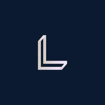 Premium Vector L Logotype for luxury branding. Elegant and stylish design for Stock-Illustration