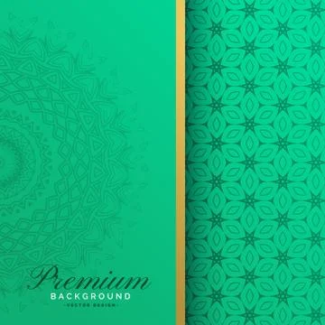 Premium vintage mandala pattern background Stock Illustration