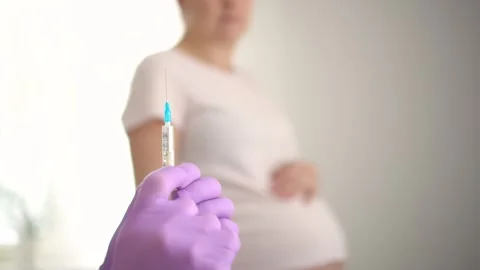 Prenatal vaccination appointment Stock-Footage 309279242
