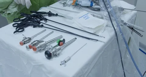 Prep for Medical Procedure Stock Footage 262894847