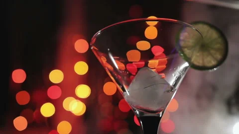 Preparation of alcoholic cocktail close-up Stock Footage 87718452