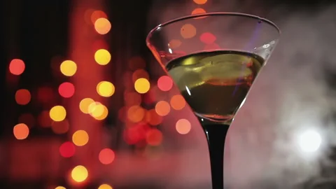 Preparation of alcoholic cocktail close-up Stock Footage 87718563