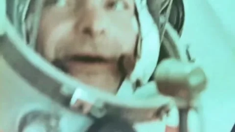 Preparation and training of cosmonauts. Yuri Gagarin  (122) Stock Footage 265502653