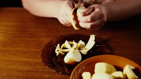 Preparation of Apple Pie Stock Footage 68933279