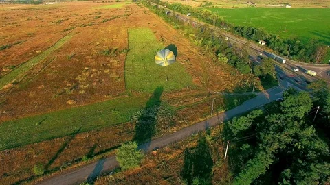 Preparation of the balloon aerial Stock Footage 102520605