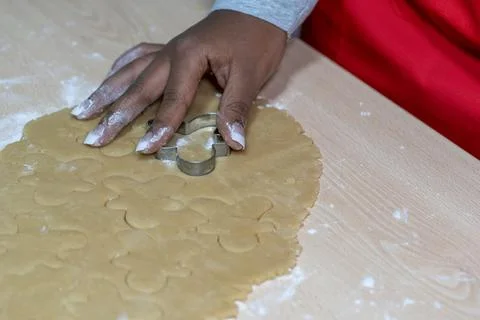 Preparation of biscuits Stock Photos