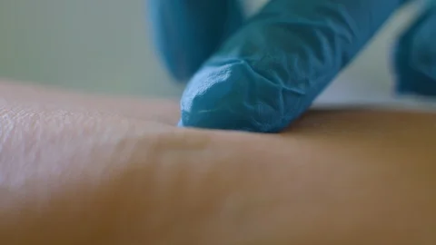 Preparation before the blood test Stock Footage 112216826