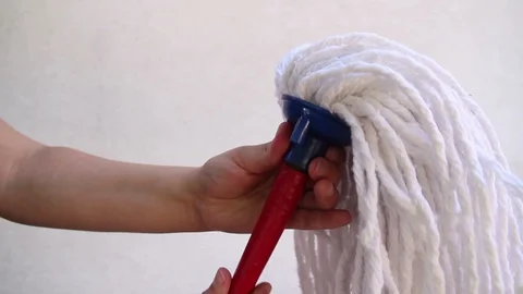 Preparation Broom For Cleaning Stock Footage 89237882