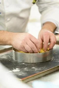 Preparation cake Stock Photos