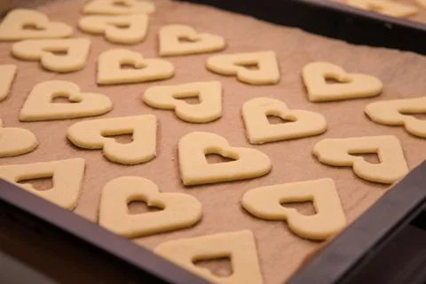 Preparation of cakes Stock Photos