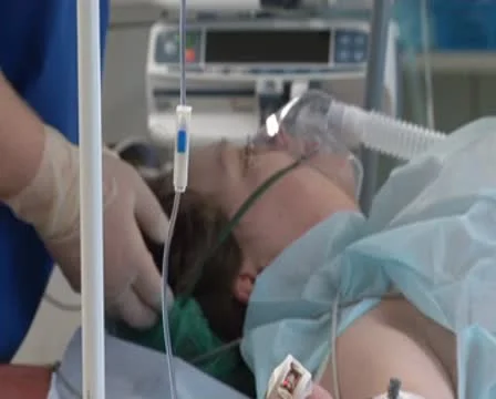 Preparation for cesarean section 库存影片 8956065