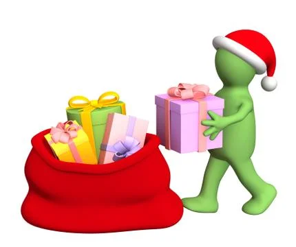 Preparation for Christmas Stock Illustration