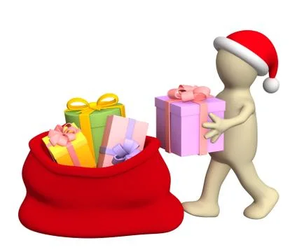 Preparation for Christmas Illustrazione stock