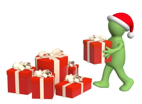 Preparation for Christmas Illustrazione stock