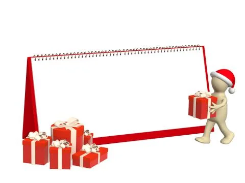 Preparation for Christmas Illustrazione stock