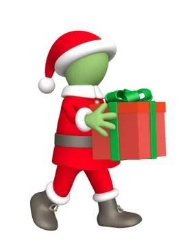 Preparation for Christmas Stock Illustration