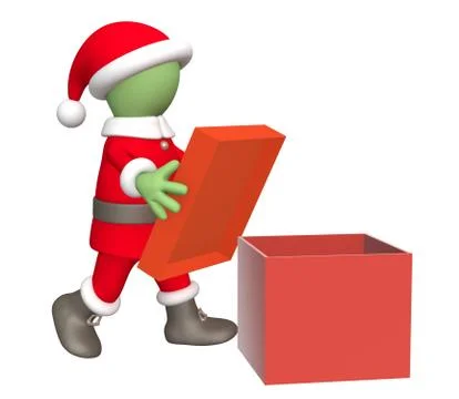 Preparation for Christmas Illustrazione stock