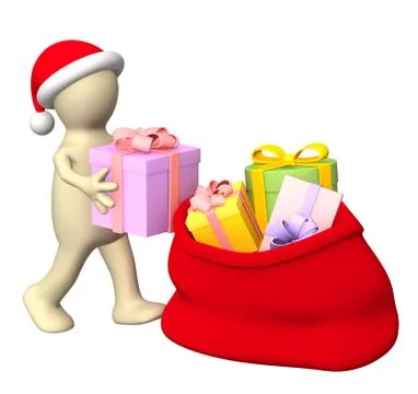 Preparation for Christmas Illustrazione stock