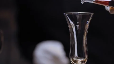 Preparation of cocktail B-52 Stock Footage 131429059