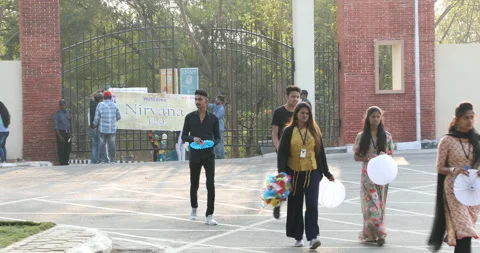 Preparation For College annual function Stock Footage 171203887