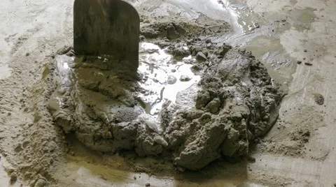 Preparation of concrete mortar Stock Footage 67928761