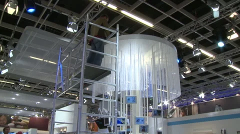 Preparation of a congress Stock Footage 60697138